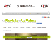 Tablet Screenshot of larevistadelapalma.com